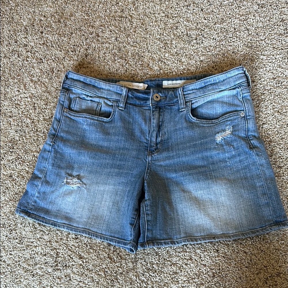 Pilcro and the letterpress Women's Blue Denim Shorts